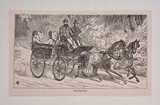 Sidney wagonette 1878 horse - wagonette, (1878