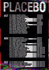 Placebo UK Tour A3 A4 Print
