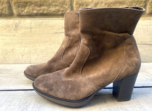 Ara fine brown suede leather - fine,