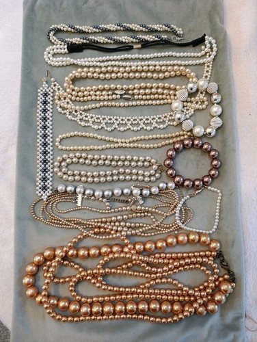 Lot pearl jewelry - pearl,
