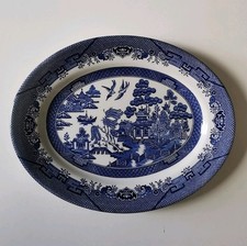 Churchill BLUE Willow Oval