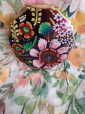 Vintage Stratton Floral Enamel