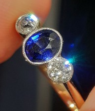 Sapphire and Diamond Ring 18ct
