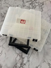 Two Plexus Storage Cases For Small Drill Bits and Tool Accessories