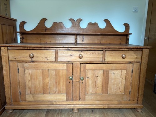 Antique victorian pitch pine - pitch,