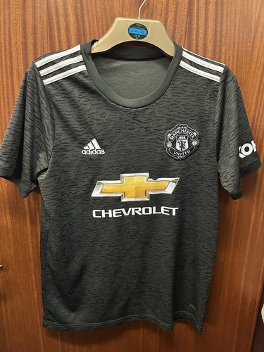 Man utd away grey shirt - away,