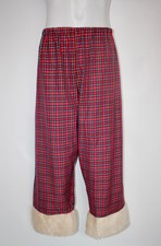 Tartan Trousers Fur Trim Bay