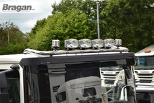 Roof Bar + LEDs + Spots + Clear Beacons For New Gen Scania 2017+ P G XT Flat Cab