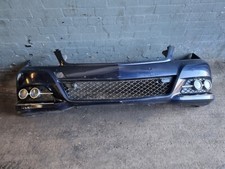 MERCEDES C200 ESTATE W204 S204 FRONT BUMPER COMPLETE CAVANSITE BLUE 2011