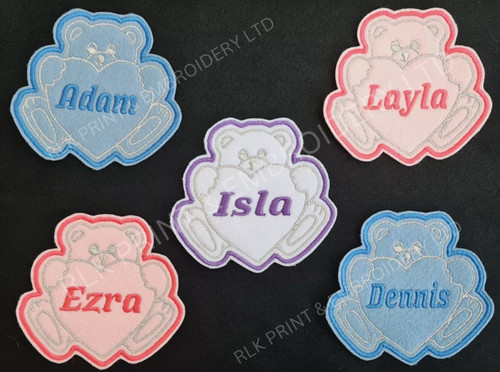 Personalised embroidered teddy - personalised,
