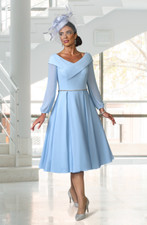 Veromia dress style VO9693S24 Sky Blue