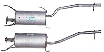 Exhaust rear back box - exhaust,