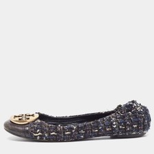 Tory Burch Navy Blue Leather