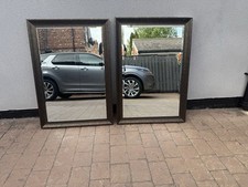 Matching Pair of Wood Framed Mirrors
