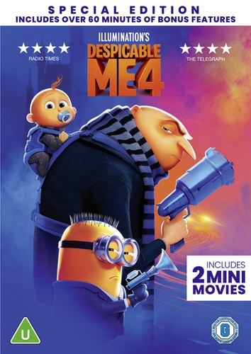 Despicable dvd - 4, (2024)