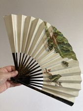 Vintage Fan Chinese Bamboo