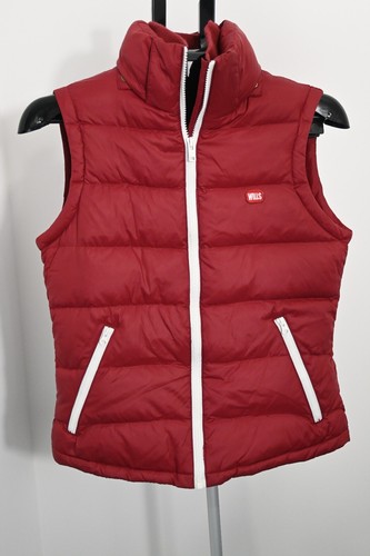 Jack wills red padded gilet - wills,