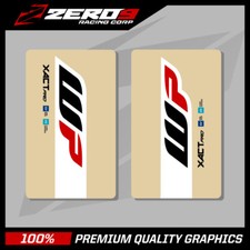 WP UPPER FORK DECALS MOTOCROSS GRAPHICS MX GRAPHICS CLEAR 16 XACT