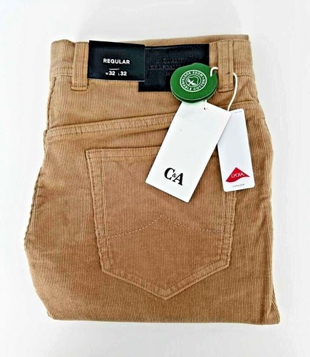 Mens cords straight leg - c&a,