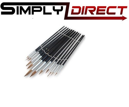 Pointed artist brush set - x,