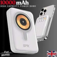 10000mAh Power Bank Magnetic USB Fast Charger Battery Pack  for iPhone UK