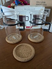 Bodum Bistro DUO 4512 Coffee Glass Maker by Carsten Jorgensen Denmark  Boxed