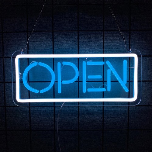 Open neon led - led, business