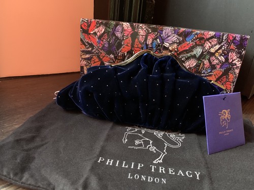 Philip treacy blue velvet - philip,