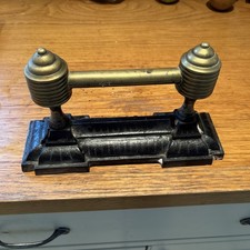 Antique Brass And Cast Iron Fire Dog