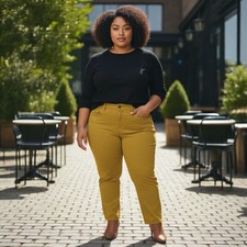 Womens Trousers Jeans Tapered