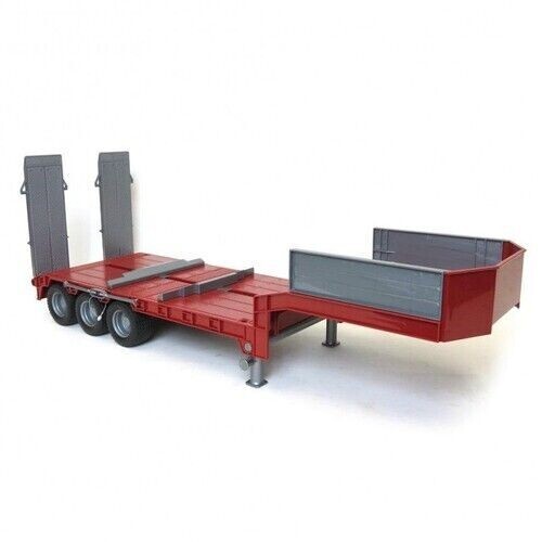 Bruder low loader trailer red - low,
