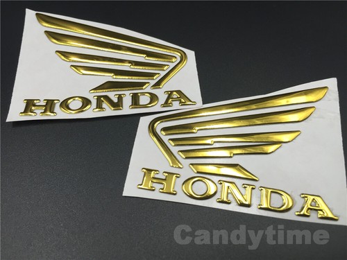 Motorcycle gold honda wing - gold,