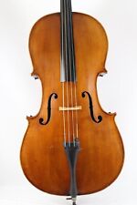 full size cello, german circa 1910 antique old, vintage with bow and case