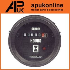 Hour Clock Gauge Hourmeter for Hitachi Mini Digger Excavator JCB Backhoe Fastrac
