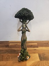 Something Different - Green Goddess Tree Figurine Nature Spiritual Fairies