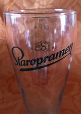 Staropramen USED Pint Glass, Fair Condition But Some Marks, Please See Pictures