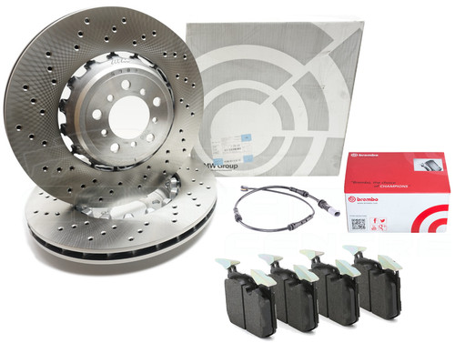Front drilled brake discs - front,