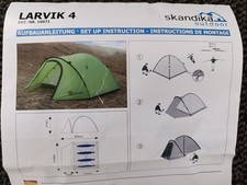 Skandika Outdoor 4-Man Double Skin Tent with Porch