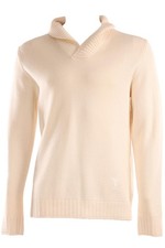 LOUIS VUITTON CREAM MEN'S WOOL