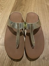 Gold Sparkle Fitflops