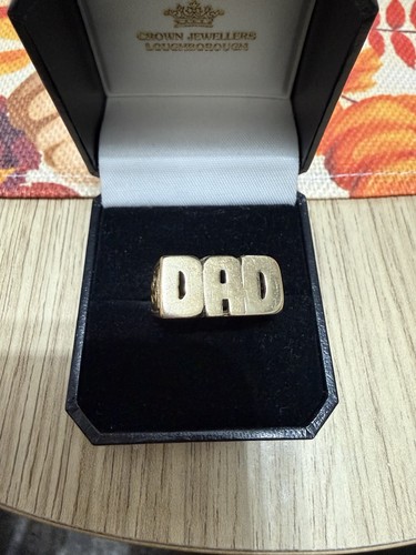 9ct yellow gold - 9ct, 'dad'