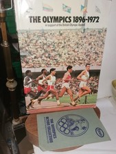 Vintage Esso Olympic Games Book And Stickers