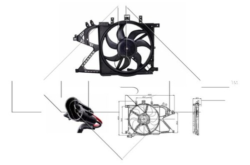 Engine radiator fan fits opel - fits,