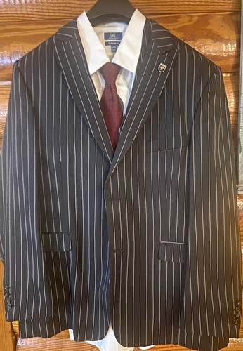 Stacy adams 3pc pinstripe - pinstripe, suit