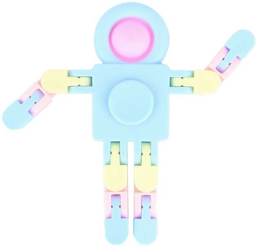 Fidget robot pastel colours - fidget,
