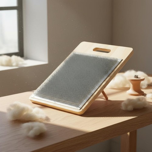 Wooden wool blending board - blending,