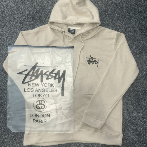 Stüssy reworked hoodie beige - stüssy,