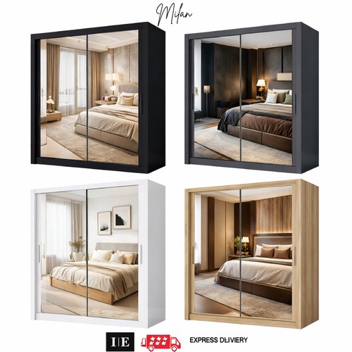 Oslo modern white mirror - white,