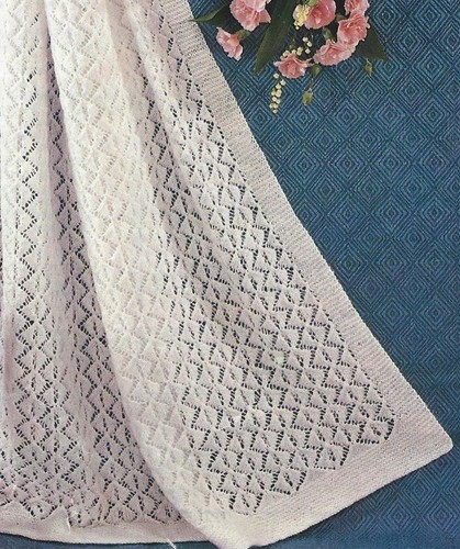 Baby shawl and matinee - shawl,