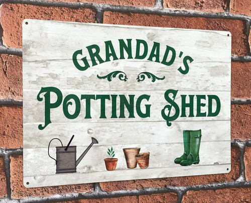 Personalised potting shed - personalised,